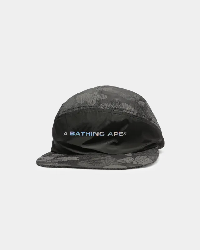 A Bathing Ape ABC Dot Reflective 5 Panel Strapback Black sold by Culture Kings