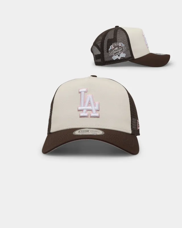 New Era Los Angeles Dodgers 'Neapolitan Ice Cream' 9FORTY K-Frame Snapback Chrome White sold by Culture Kings