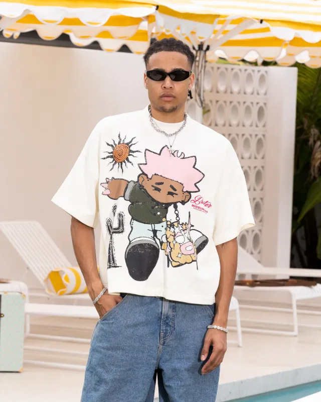 Loiter Palm Spring Box T-Shirt Off White sold by Culture Kings