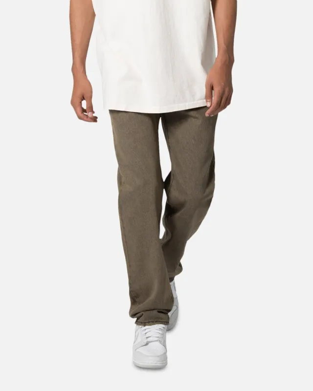 MNML V532 Baggy Denim Jeans Brown sold by Culture Kings