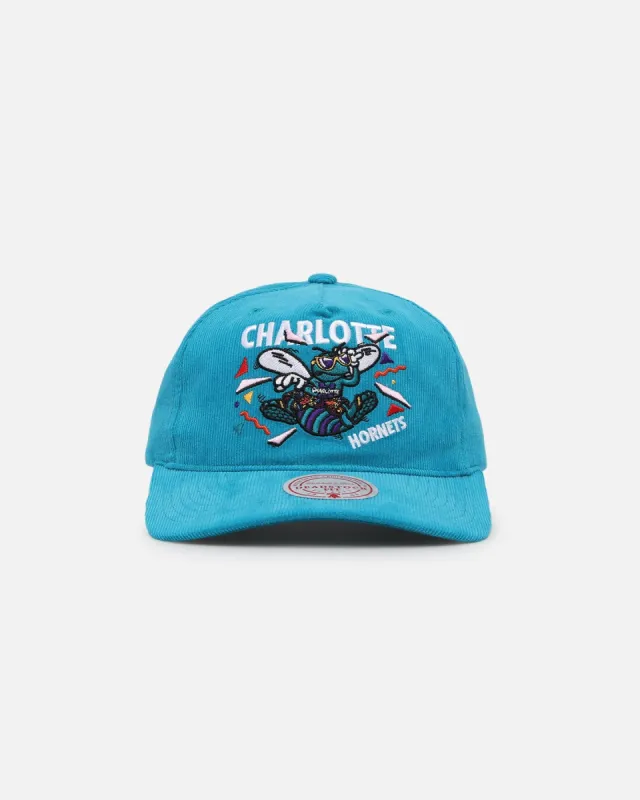 Mitchell & Ness Charlotte Hornets Suns Out Deadstock Snapback Teal sold by Culture Kings