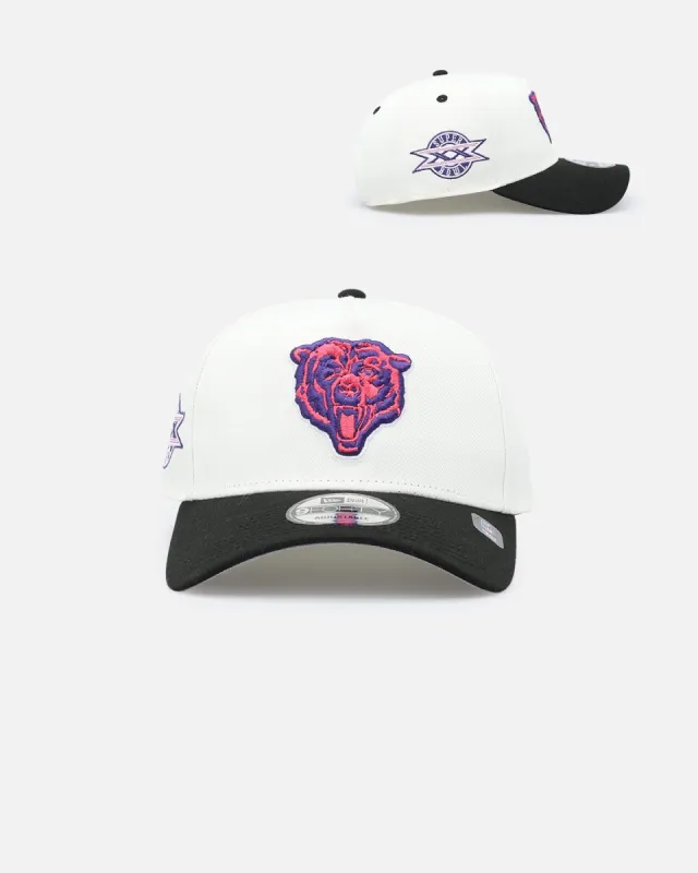 New Era Chicago Bears 'Neon Nights' 9FORTY Snapback Chrome/Black sold by Culture Kings