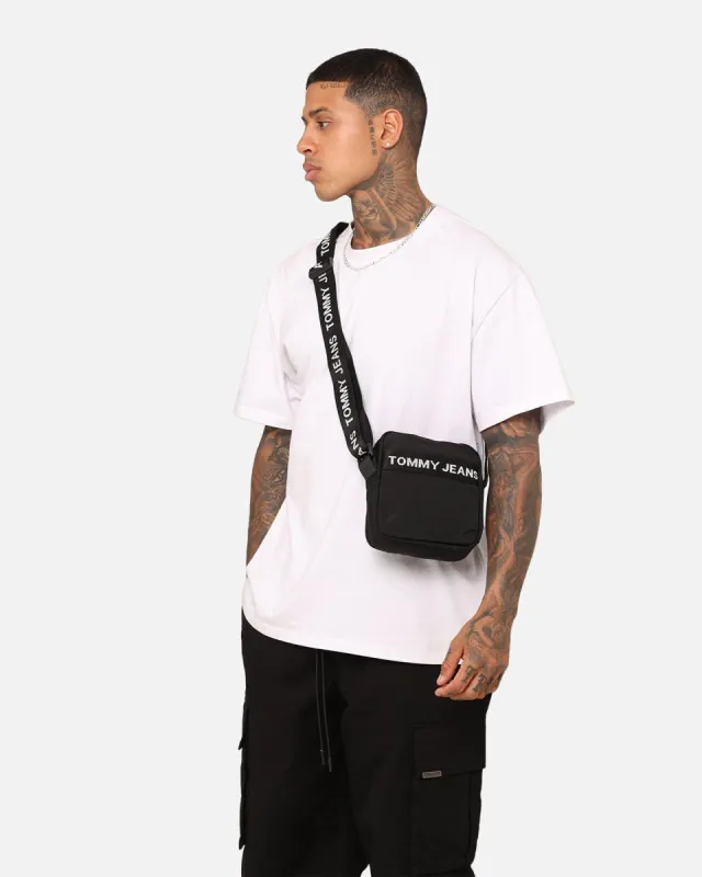 Tommy Jeans Essential Square Reporter Black sold by Culture Kings