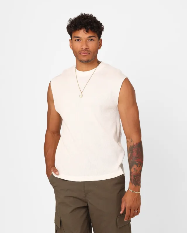 XXIII Waffle Muscle Singlet White sold by Culture Kings