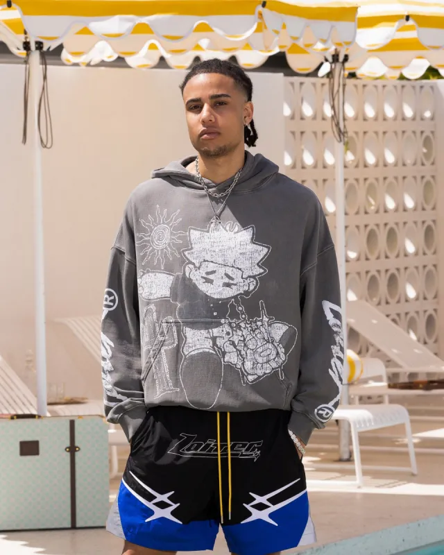 Loiter Midsummer Vintage Hoodie Charcoal sold by Culture Kings