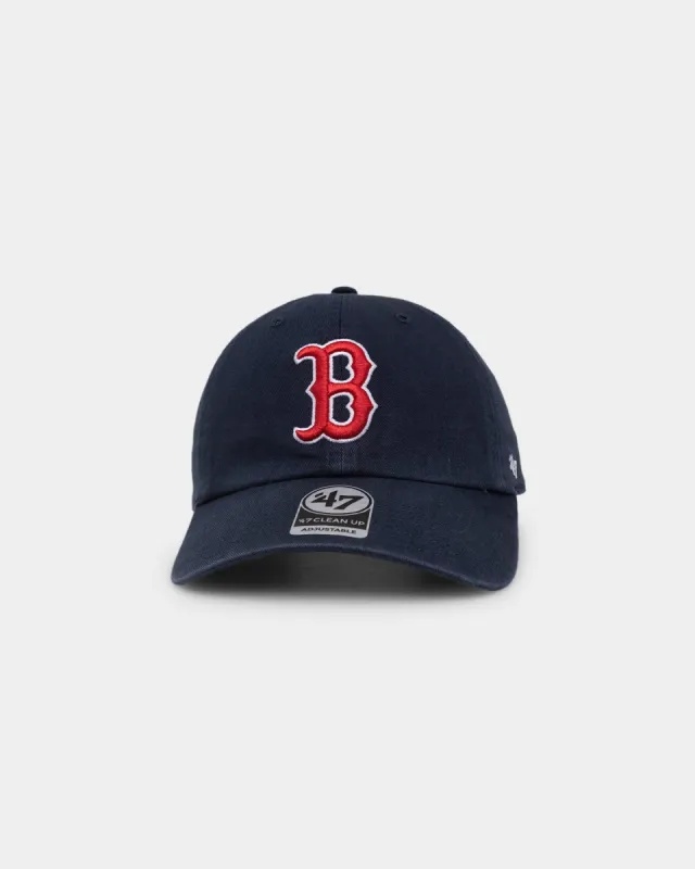 47 Brand Men's Boston Red Sox Clean Up Strapback Navy sold by Culture Kings