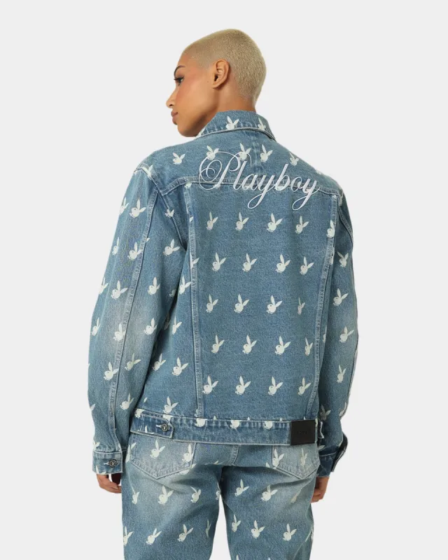 Playboy By CK Players Denim Jacket Vintage Blue sold by Culture Kings