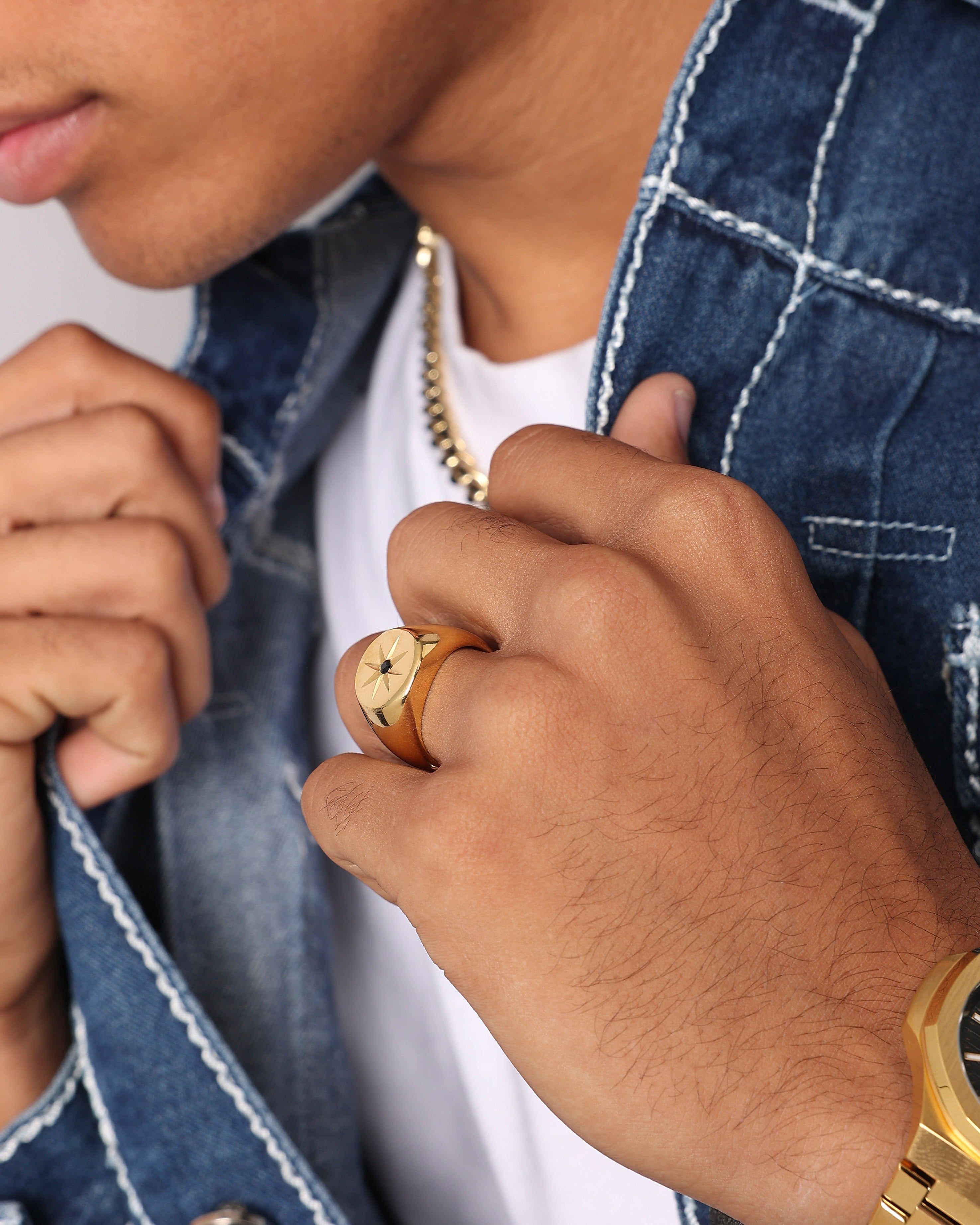 NXS Solis Ring Gold sold by Culture Kings