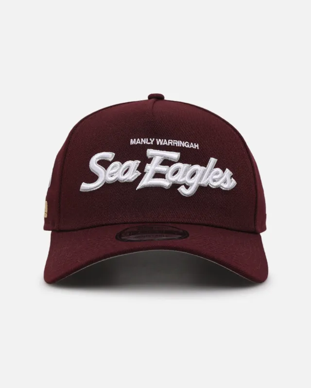 New Era Manly Sea Eagles 'NRL Las Vegas 2024' 9FORTY A-Frame Snapback Maroon made by New Era