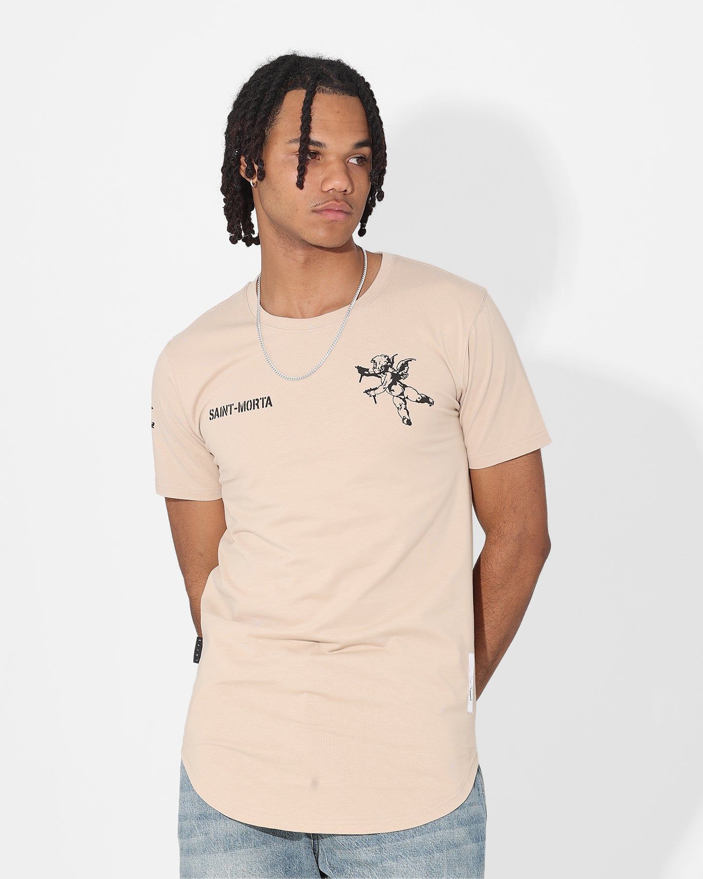 Saint Morta Lil Uzi V2 El Duplo T-Shirt Stone sold by Culture Kings product image thumbnail 2