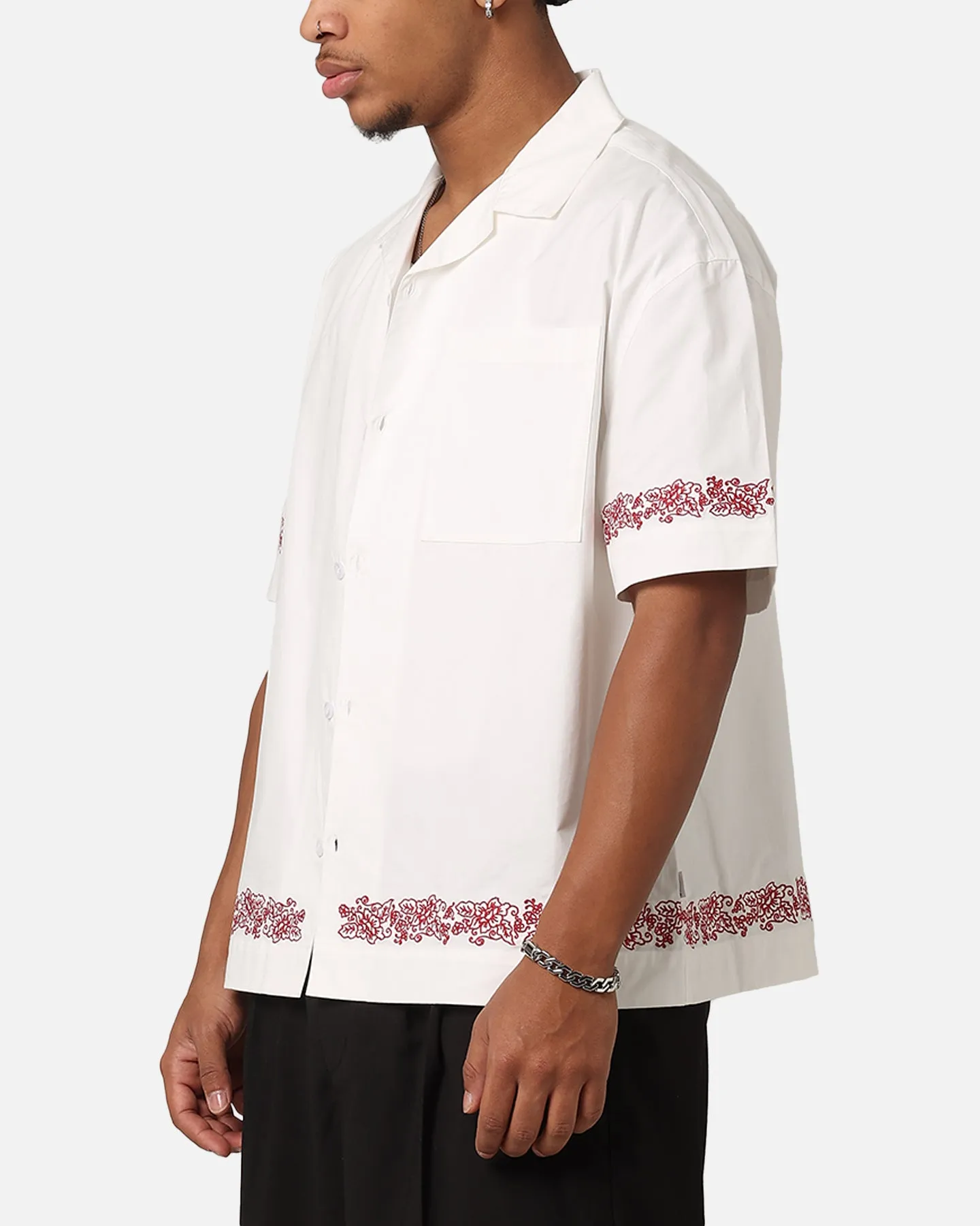 Carre Rose Bowl Button Up Shirt Off White sold by Culture Kings product image thumbnail 5