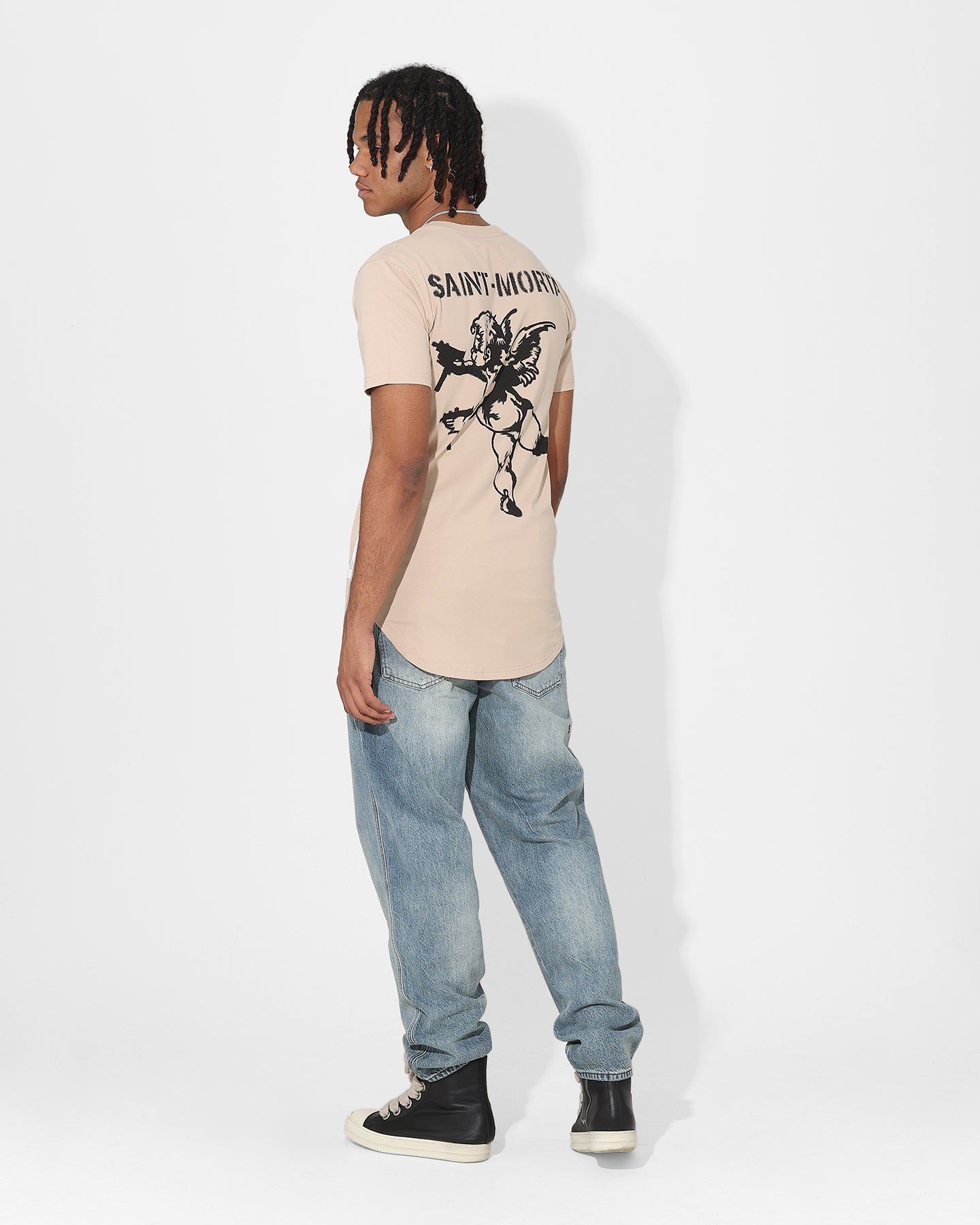 Saint Morta Lil Uzi V2 El Duplo T-Shirt Stone sold by Culture Kings product image thumbnail 3