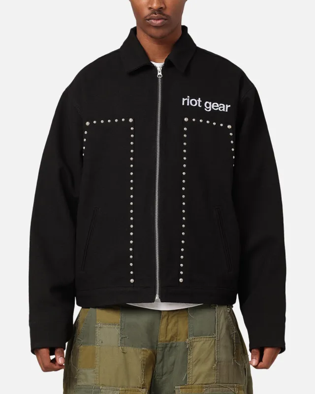 Loiter Riot Defence Jacket Black sold by Culture Kings