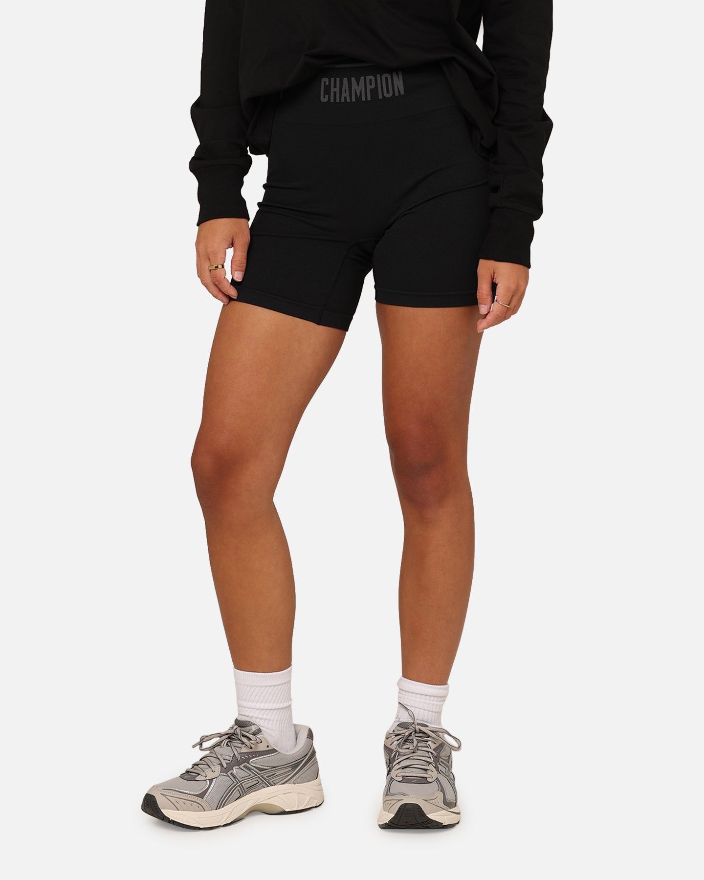 Champion Women's Rochester Flex Bike Shorts Black sold by Culture Kings
