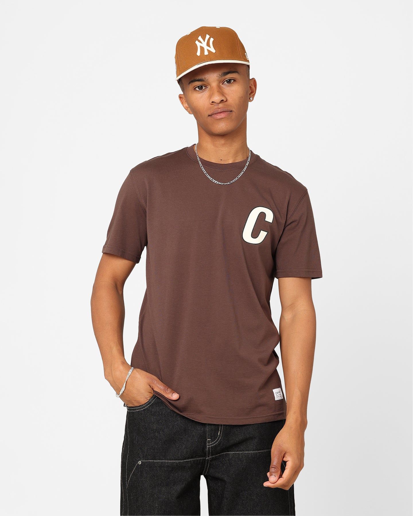 Carre Class T-Shirt Dark Brown sold by Culture Kings