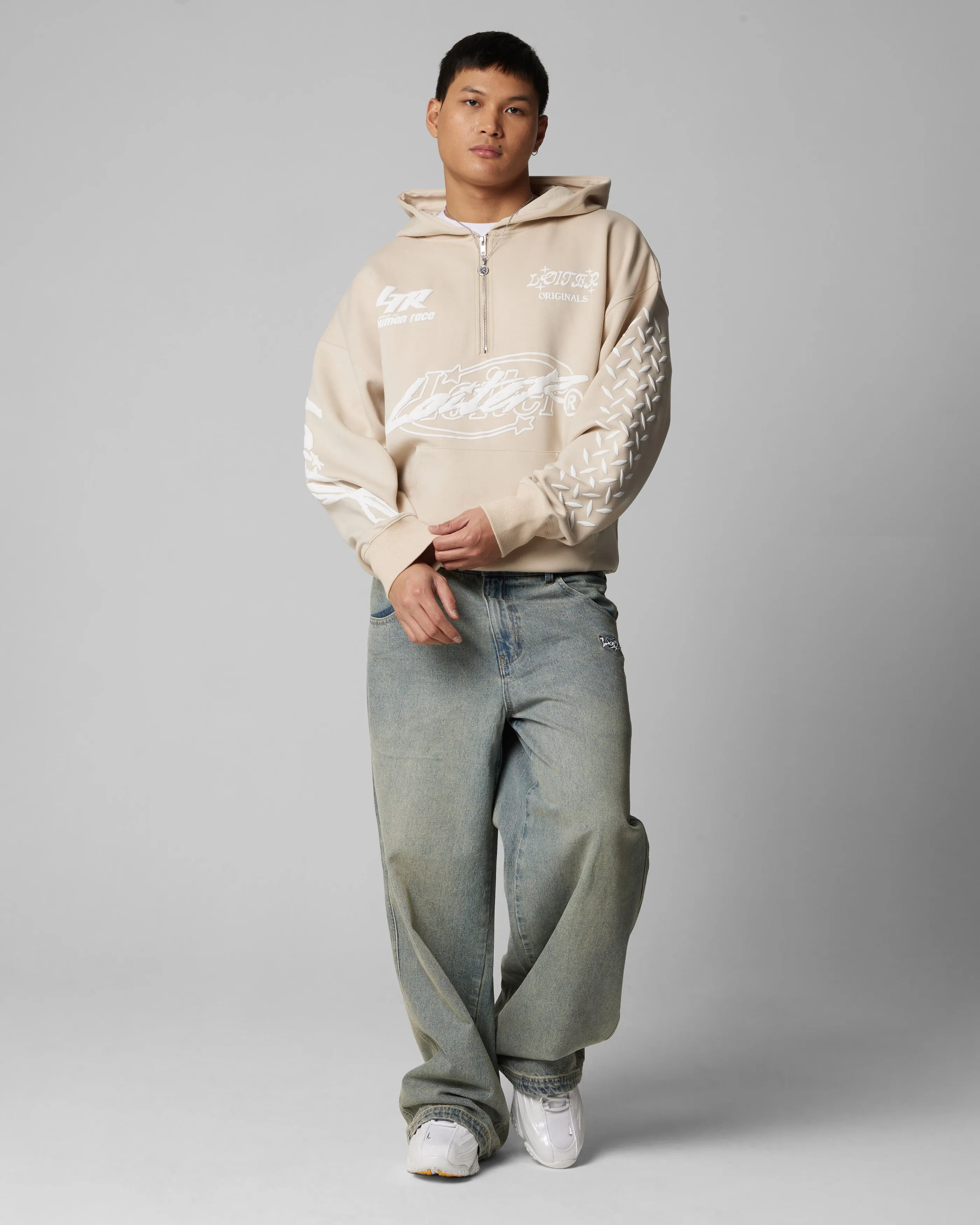 Loiter Instinct Hoodie Beige sold by Culture Kings product image thumbnail 3