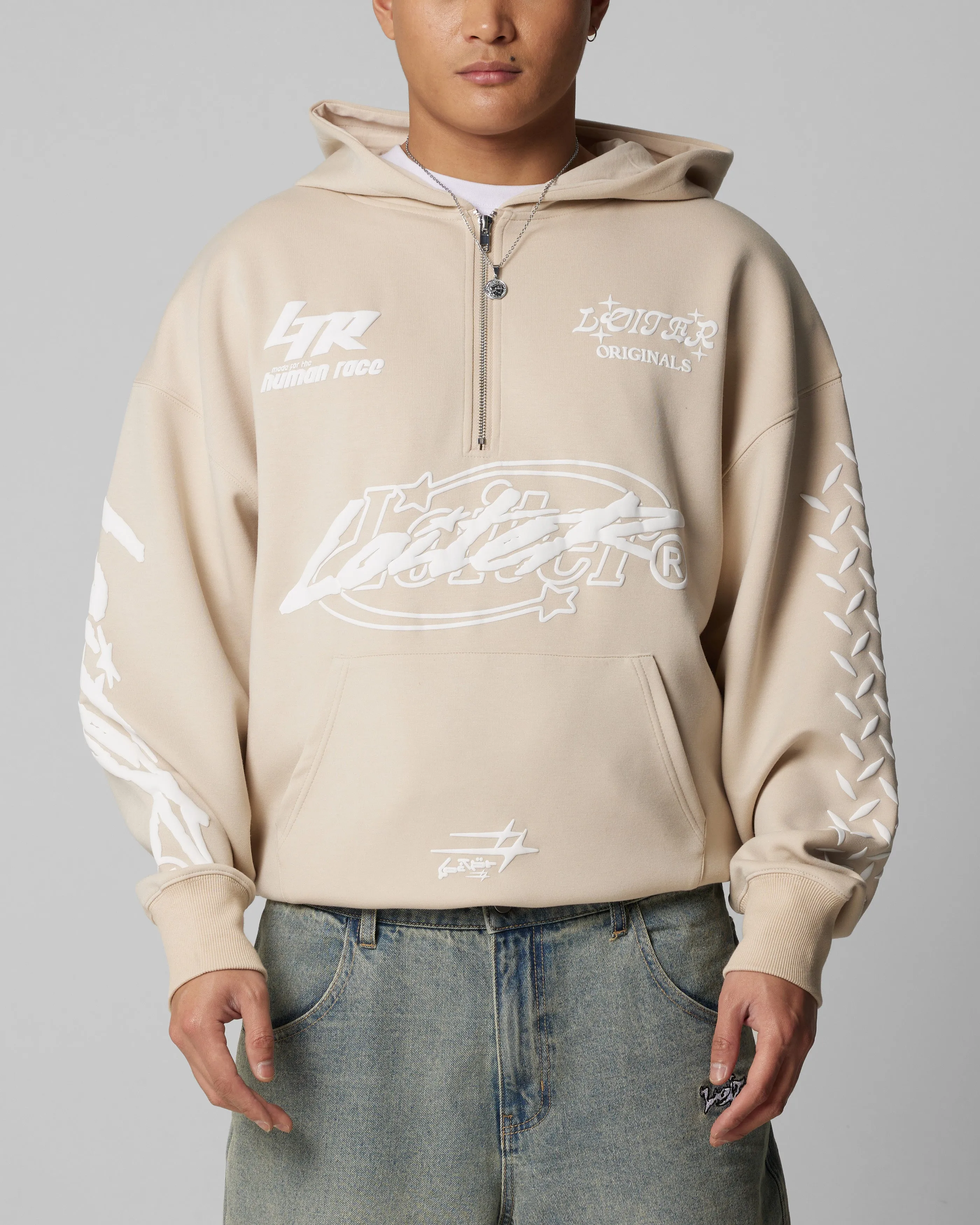 Loiter Instinct Hoodie Beige sold by Culture Kings