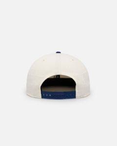 New Era Los Angeles Dodgers 'Upside Down LA Logo' 9FIFTY Snapback Chrome/Dark Royal sold by Culture Kings