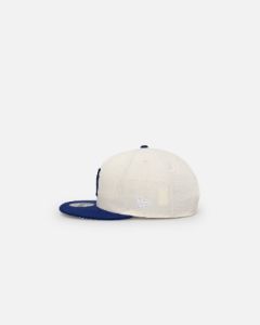New Era Los Angeles Dodgers 'Upside Down LA Logo' 9FIFTY Snapback Chrome/Dark Royal sold by Culture Kings