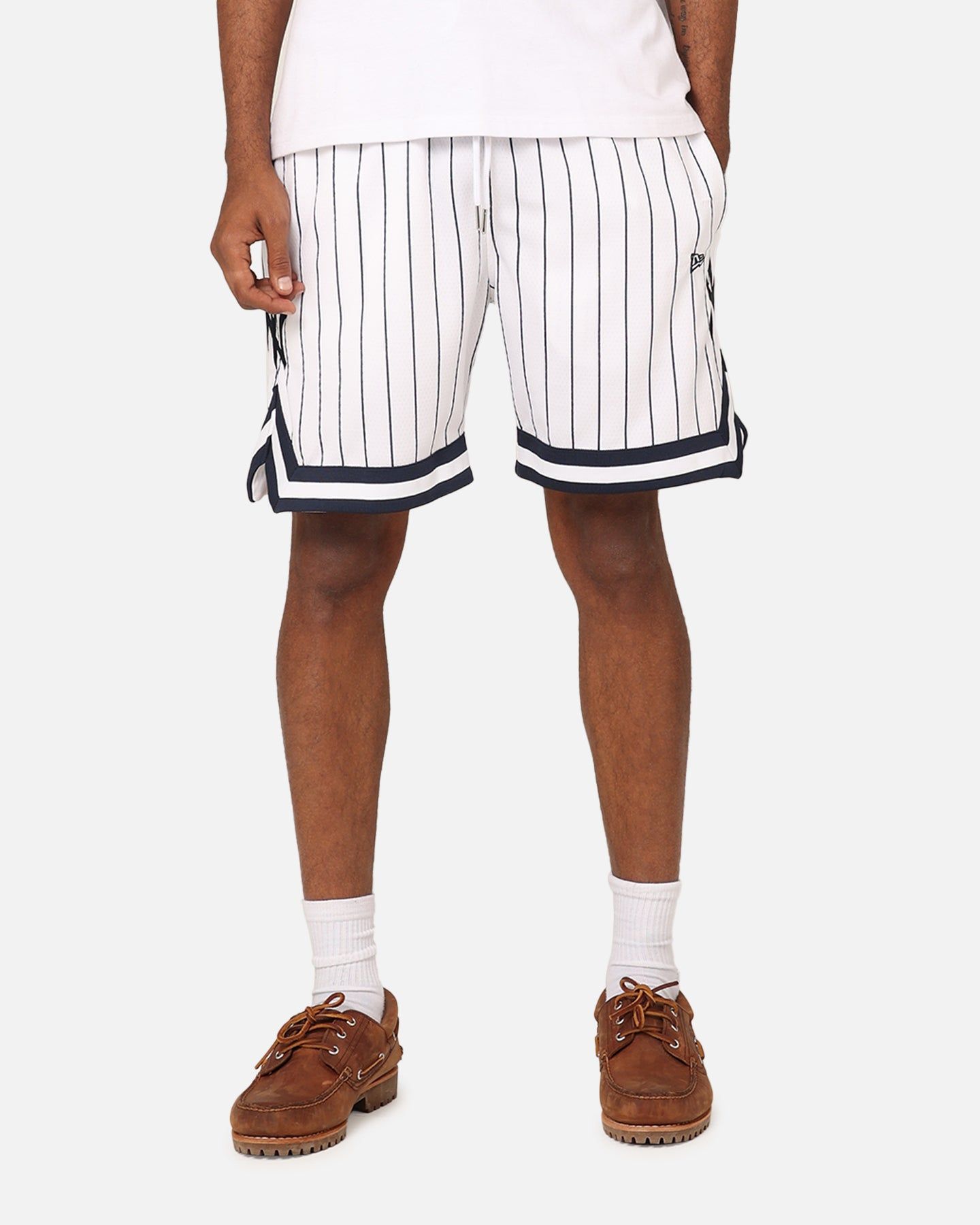 New Era New York Yankees Mesh Shorts White Pinstripe sold by Culture Kings product image thumbnail 5