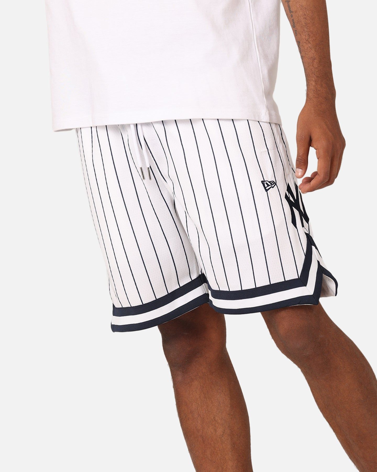 New Era New York Yankees Mesh Shorts White Pinstripe sold by Culture Kings product image thumbnail 4