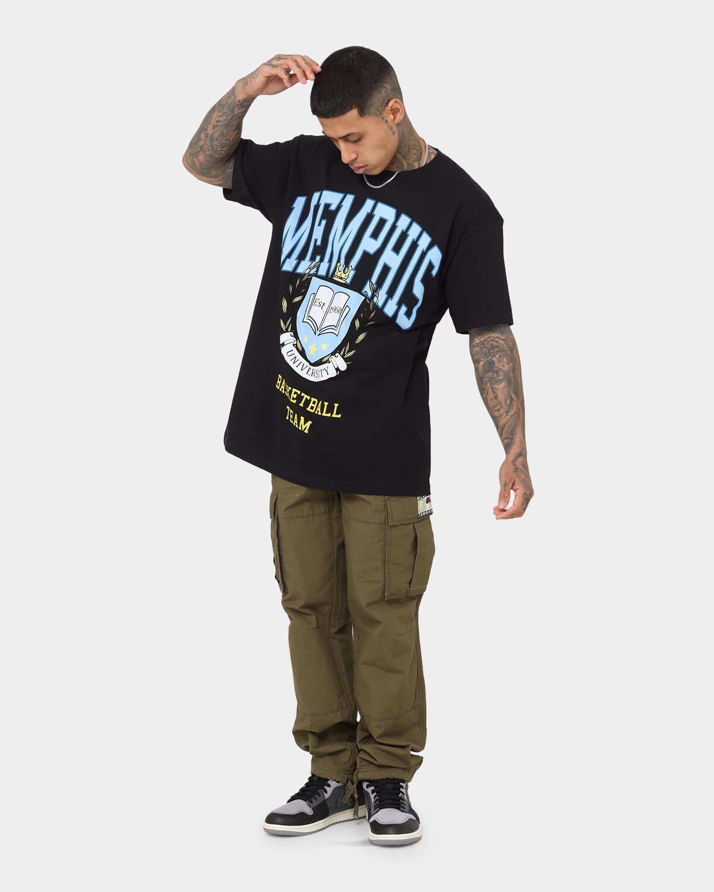 Goat Crew University Of Memphis Basketball T-Shirt Black sold by Culture Kings product image thumbnail 2