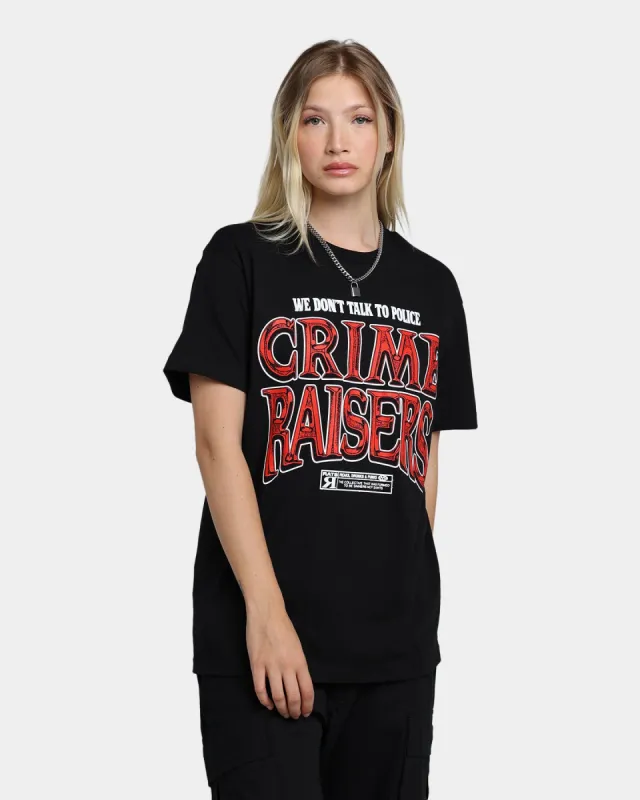 Rats Get Fat Crime Raisers T-Shirt Black sold by Culture Kings