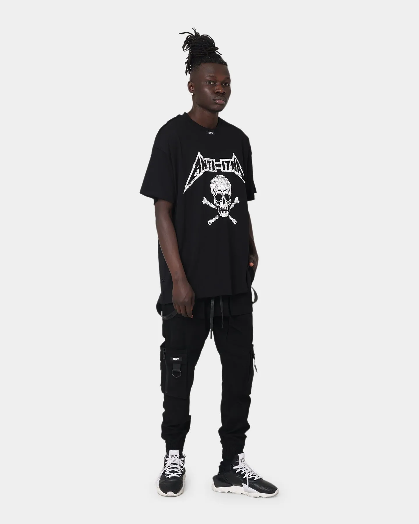 The Anti Order Death Metal Oversized T-Shirt Black/White sold by Culture Kings product image thumbnail 3