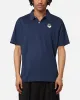 Malbon Pimento Performance Pique Polo Shirt Navy sold by Culture Kings