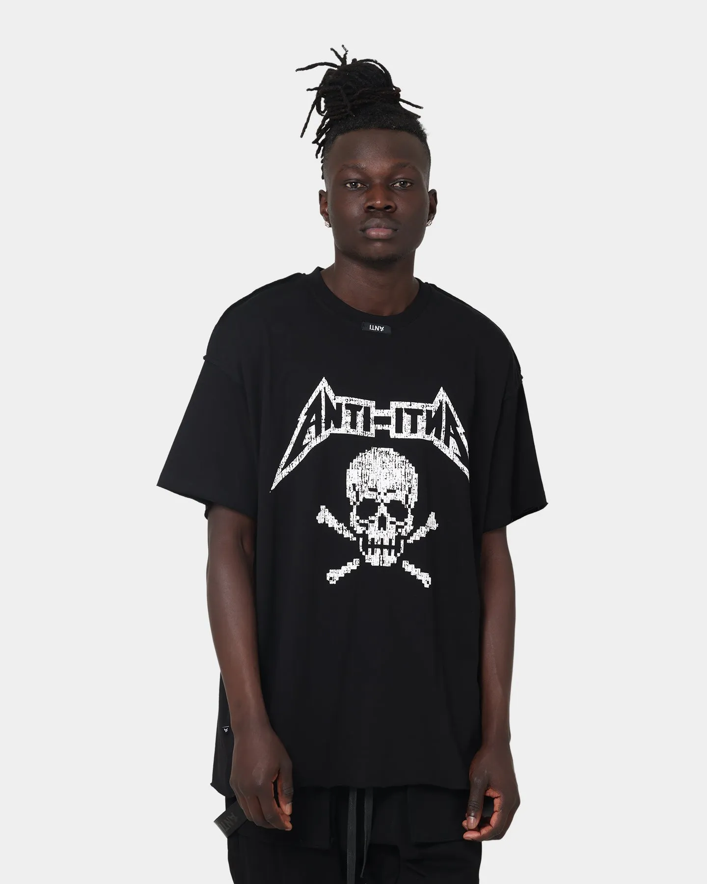 The Anti Order Death Metal Oversized T-Shirt Black/White sold by Culture Kings