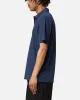 Malbon Pimento Performance Pique Polo Shirt Navy sold by Culture Kings