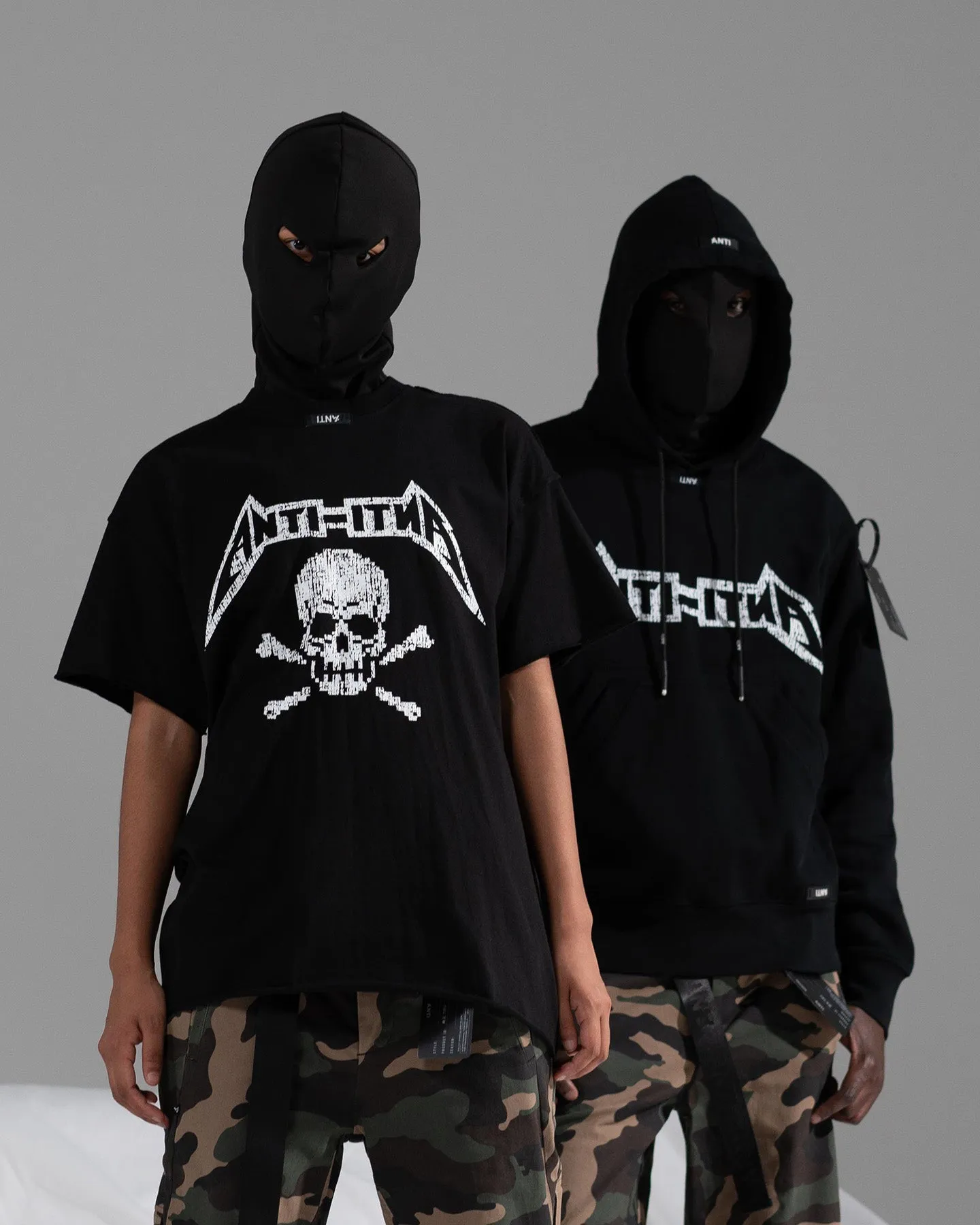 The Anti Order Death Metal Oversized T-Shirt Black/White sold by Culture Kings product image thumbnail 2