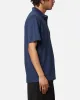 Malbon Pimento Performance Pique Polo Shirt Navy sold by Culture Kings