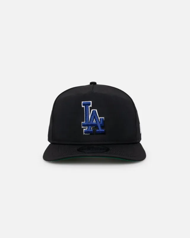 New Era Los Angeles Dodgers Golfer Pre-Curved Snapback Black/OTC sold by Culture Kings
