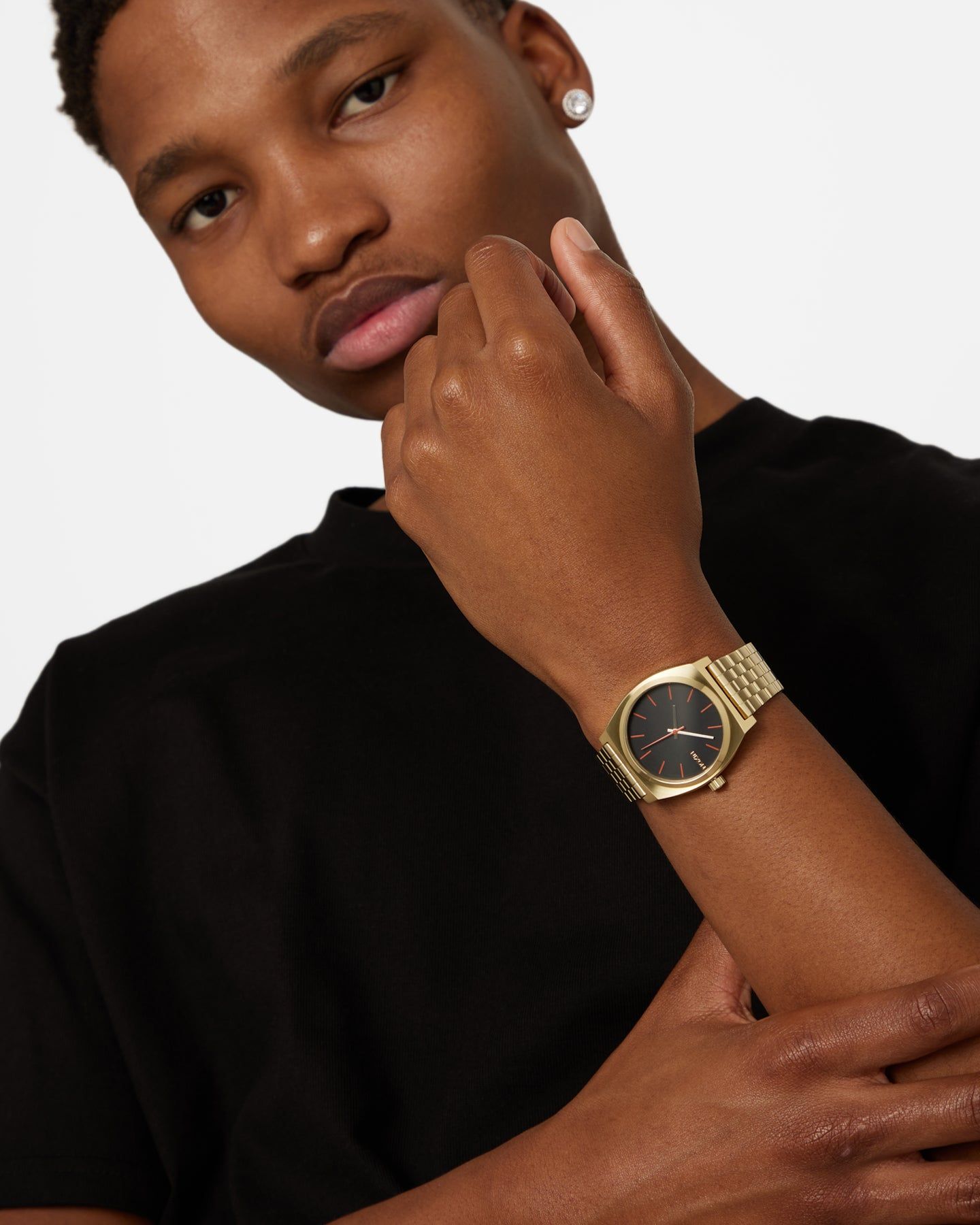 Nixon Time Teller Watch Yellow Gold/Black sold by Culture Kings product image thumbnail 3