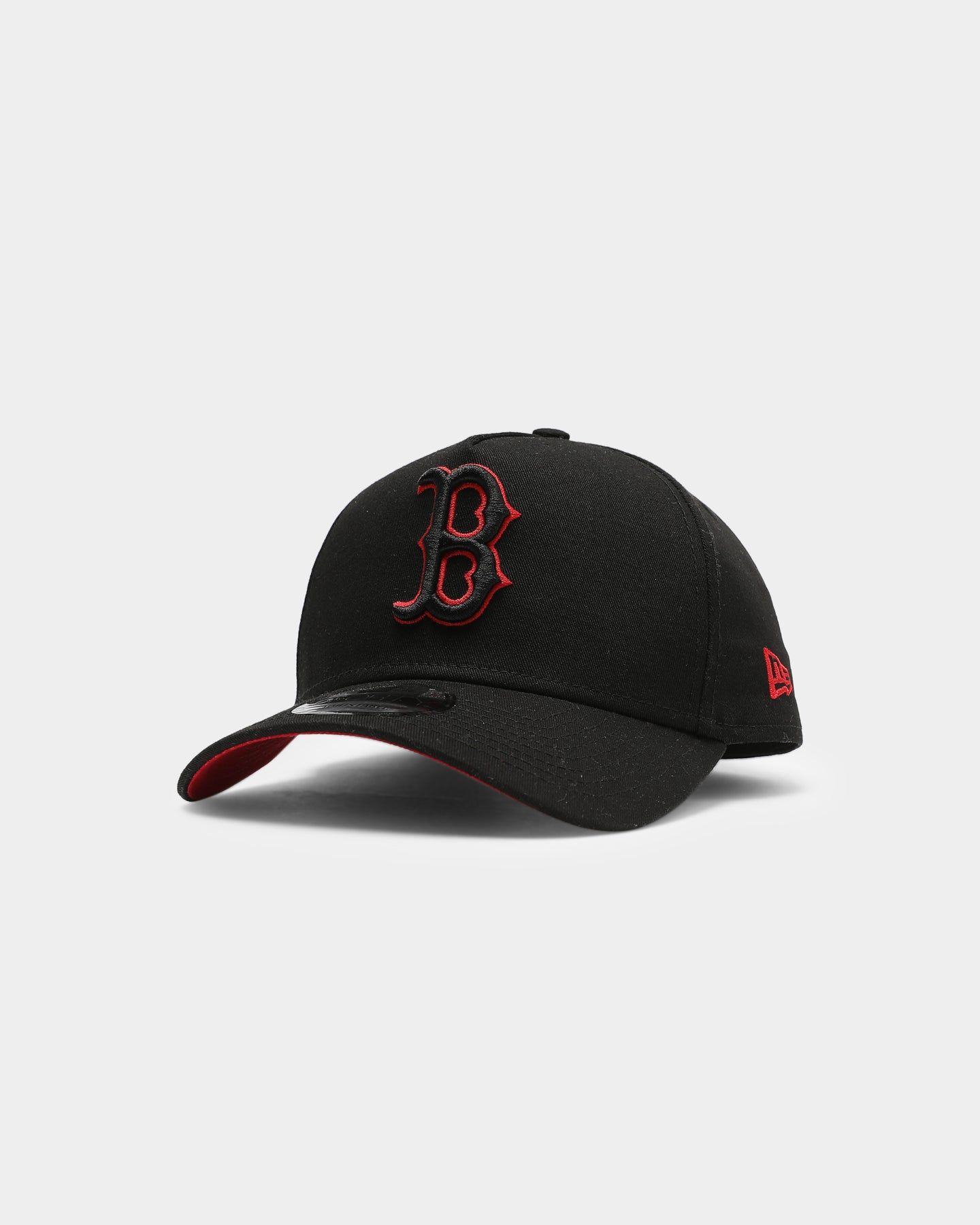 New Era Boston Red Sox 9FORTY A-Frame Snapback Black/Scarlet sold by Culture Kings