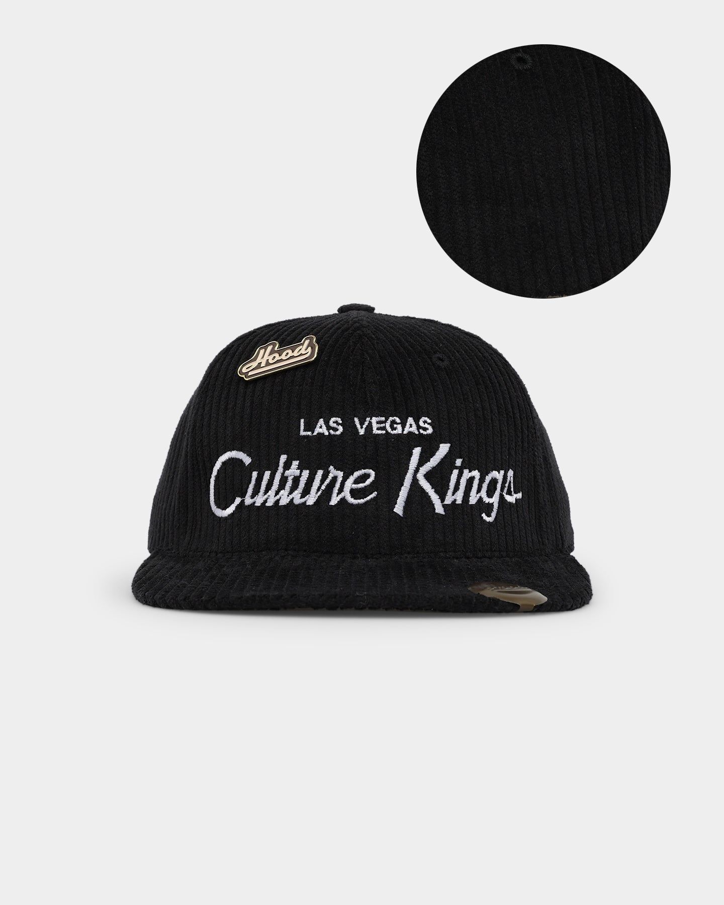 Hood X Culture Kings Las Vegas Collab Original Corduroy Snapback Black sold by Culture Kings