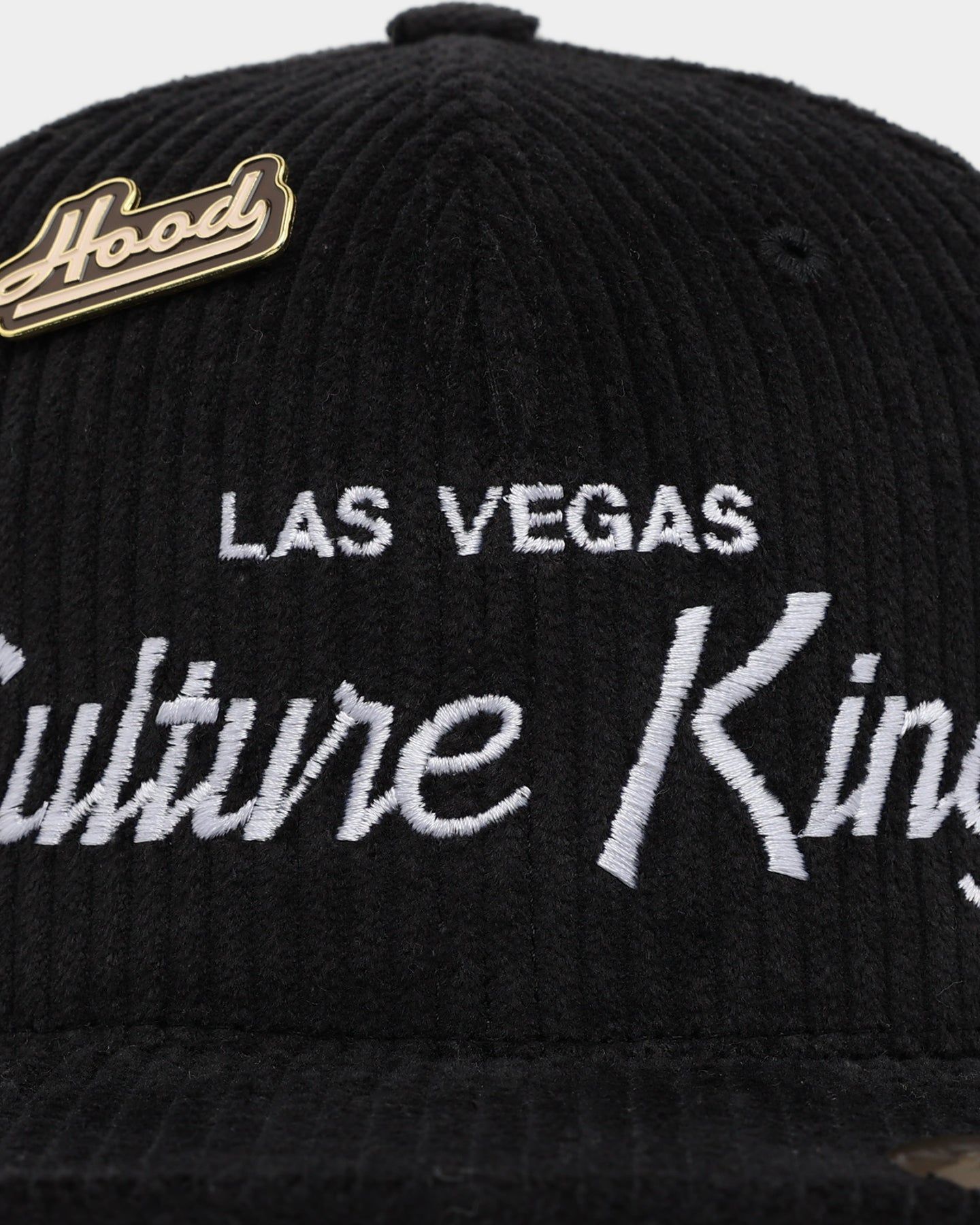 Hood X Culture Kings Las Vegas Collab Original Corduroy Snapback Black sold by Culture Kings product image thumbnail 5