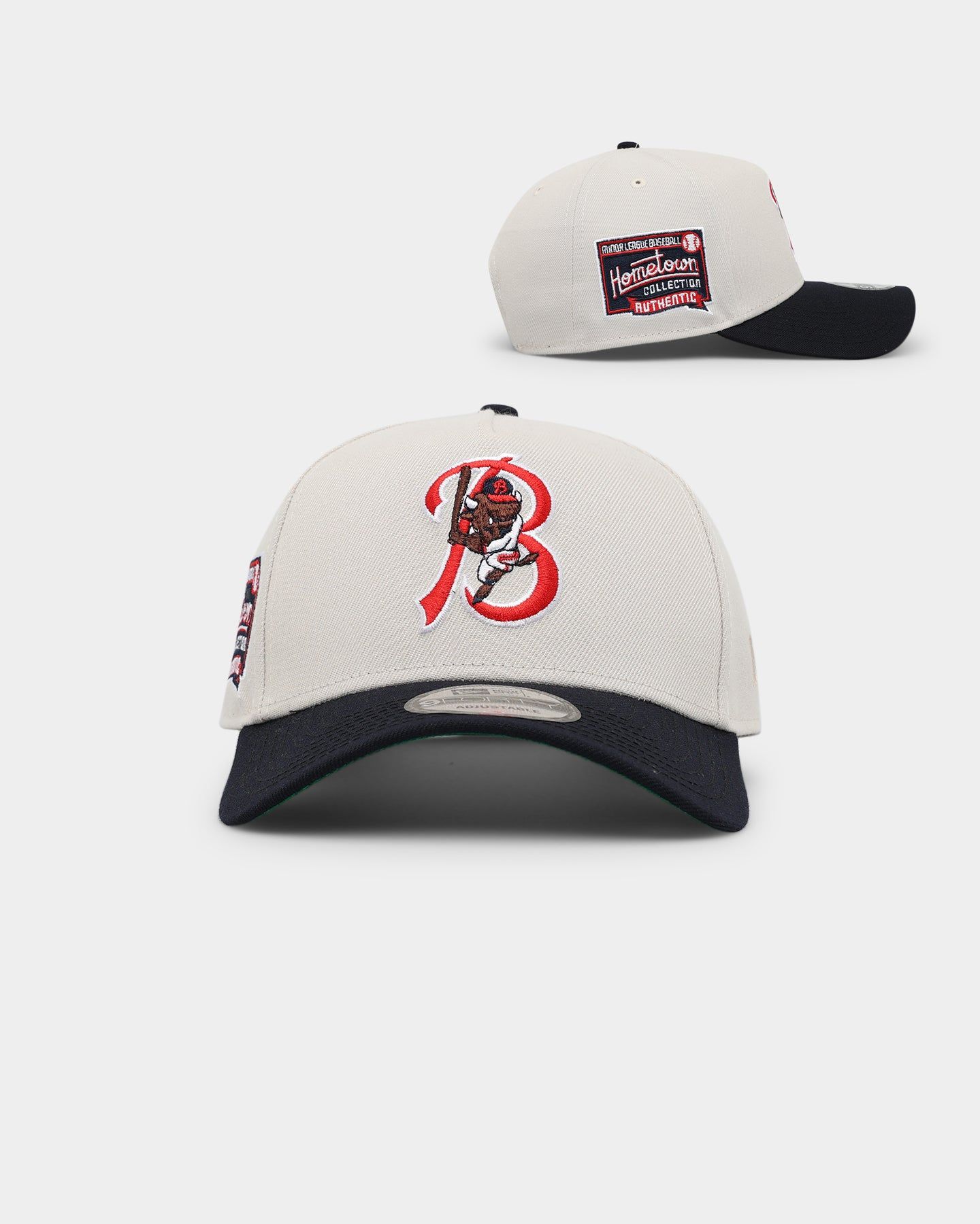 New Era Buffalo Bisons 'Batter Up' 9FORTY A-Frame Snapback Stone sold by Culture Kings