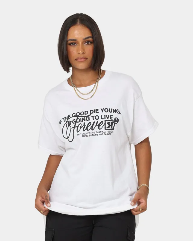 Rats Get Fat Live Forever T-Shirt White sold by Culture Kings