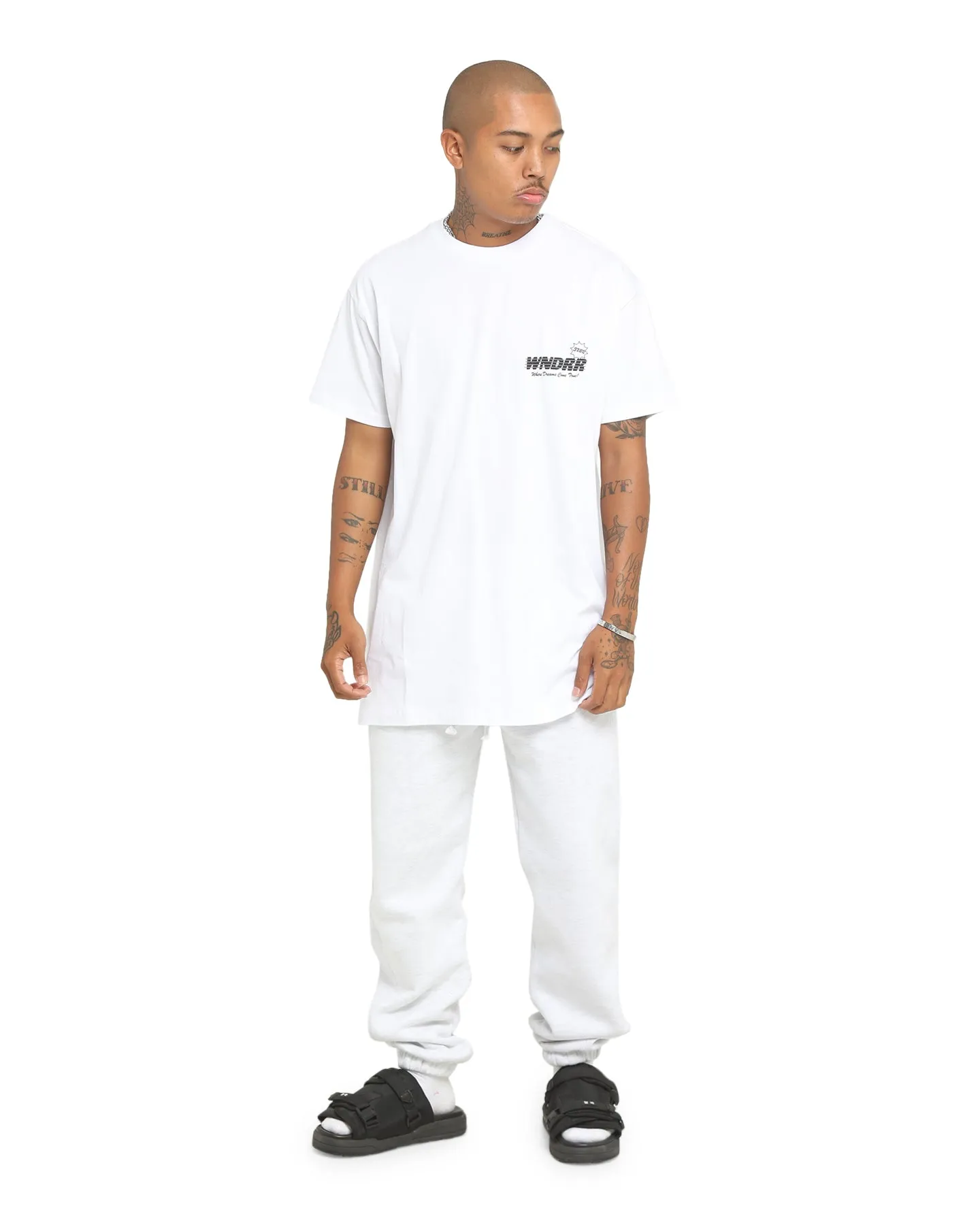 WNDRR St. Kilda Beach Custom Fit T-Shirt White sold by Culture Kings product image thumbnail 2