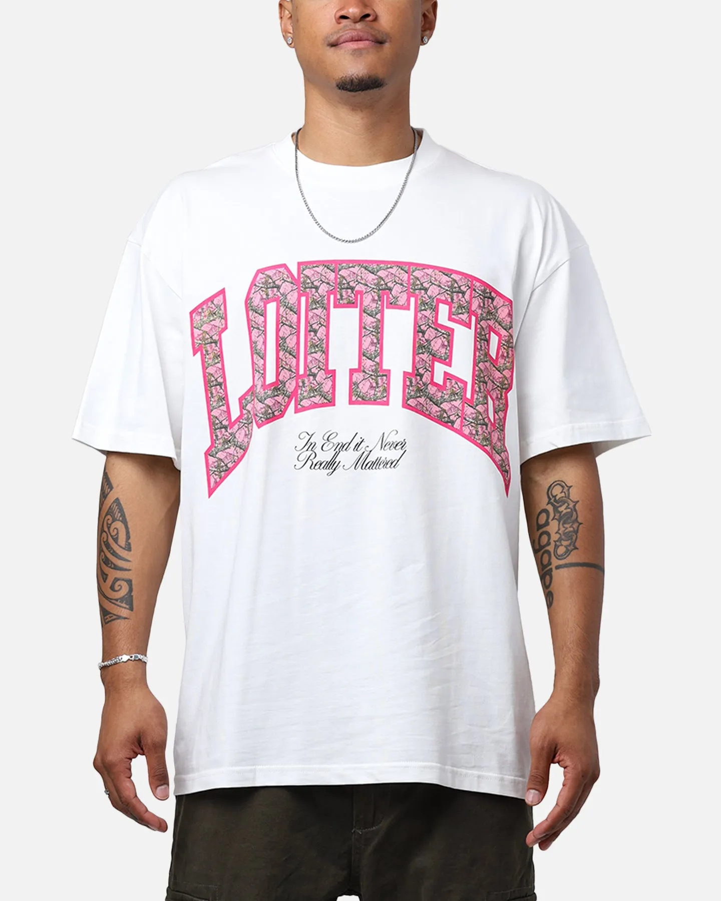 Loiter Hunter T-Shirt Off-White sold by Culture Kings