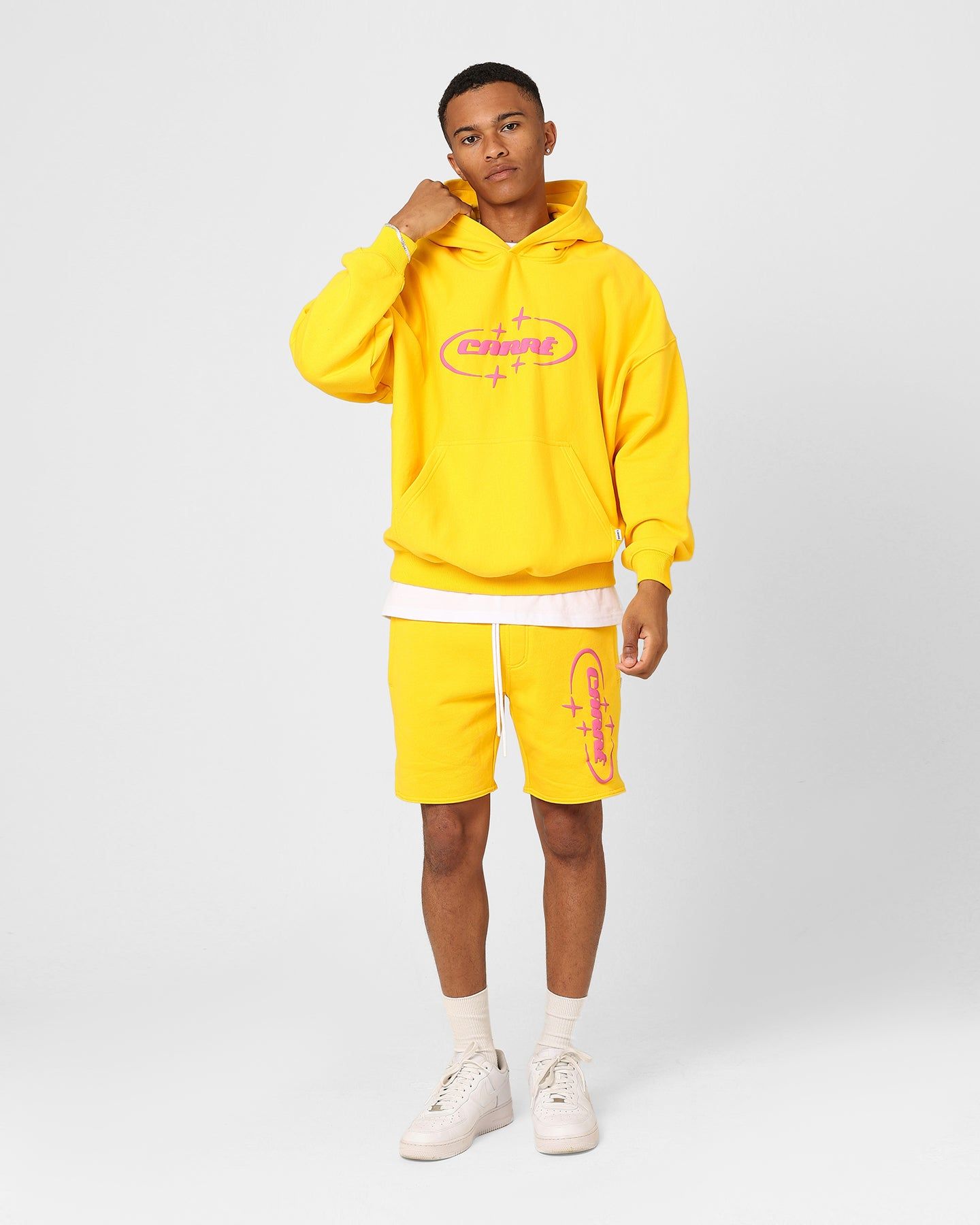 Carre 2K Oversized Hoodie Yellow sold by Culture Kings product image thumbnail 2