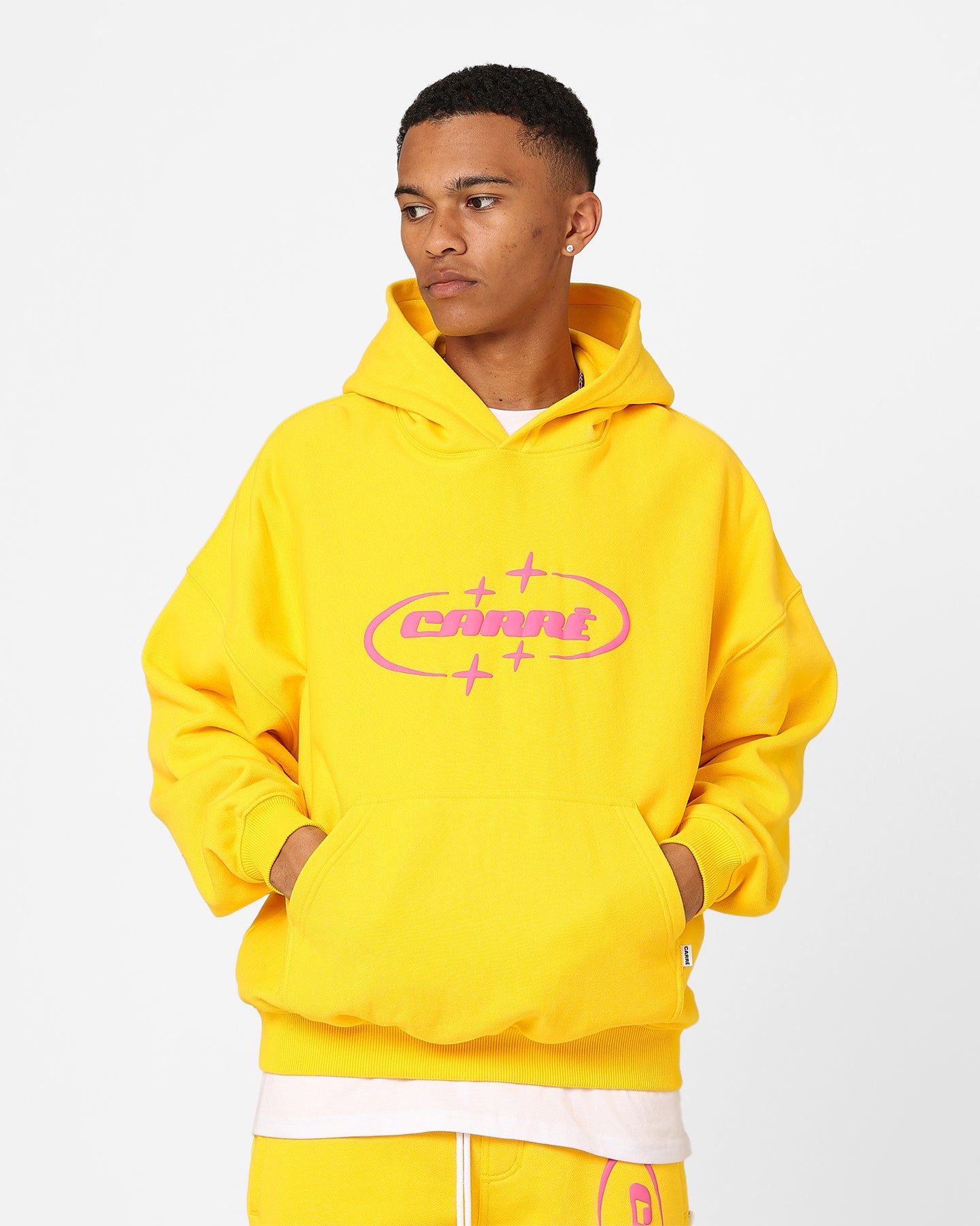 Carre 2K Oversized Hoodie Yellow sold by Culture Kings