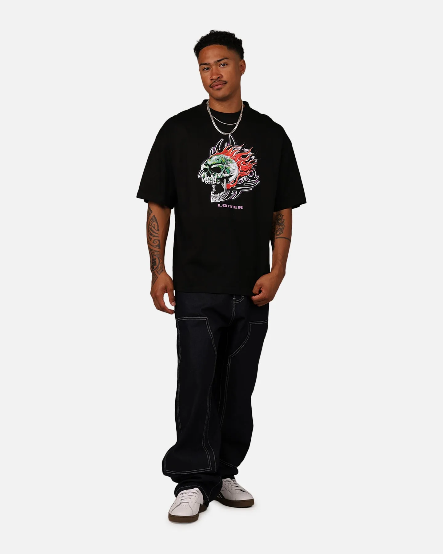 Loiter Rip N Dip T-Shirt Black sold by Culture Kings product image thumbnail 3