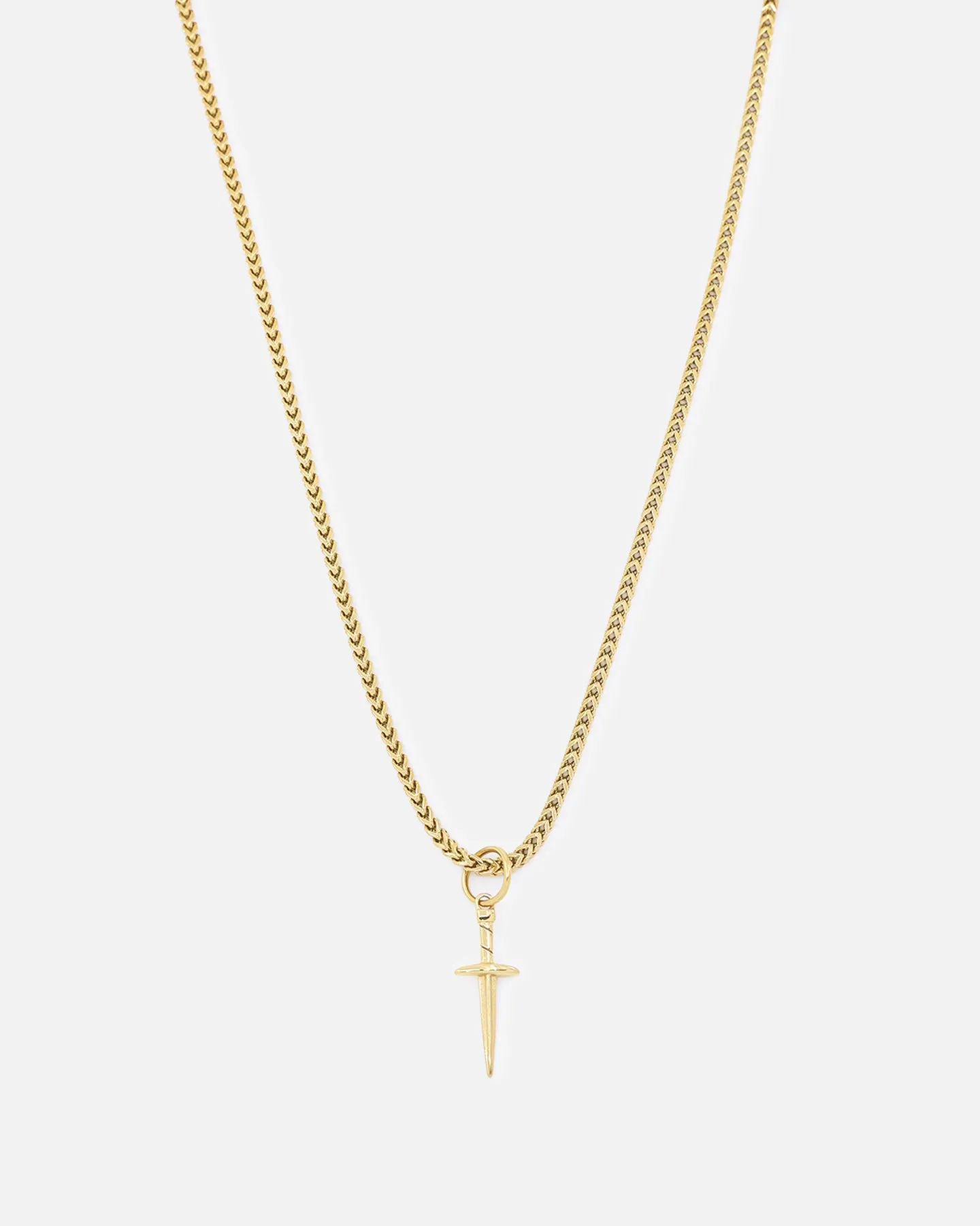 Saint Morta Dagger Franco Necklace Gold sold by Culture Kings