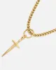 Saint Morta Dagger Franco Necklace Gold sold by Culture Kings