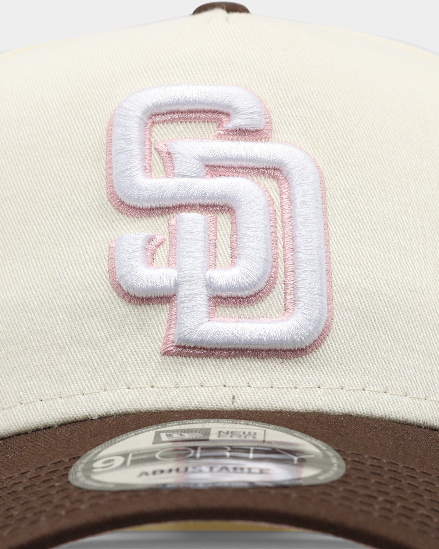 New Era San Padres 'Neapolitan Ice Cream' 9FORTY A-Frame Snapback Chrome White sold by Culture Kings product image thumbnail 5