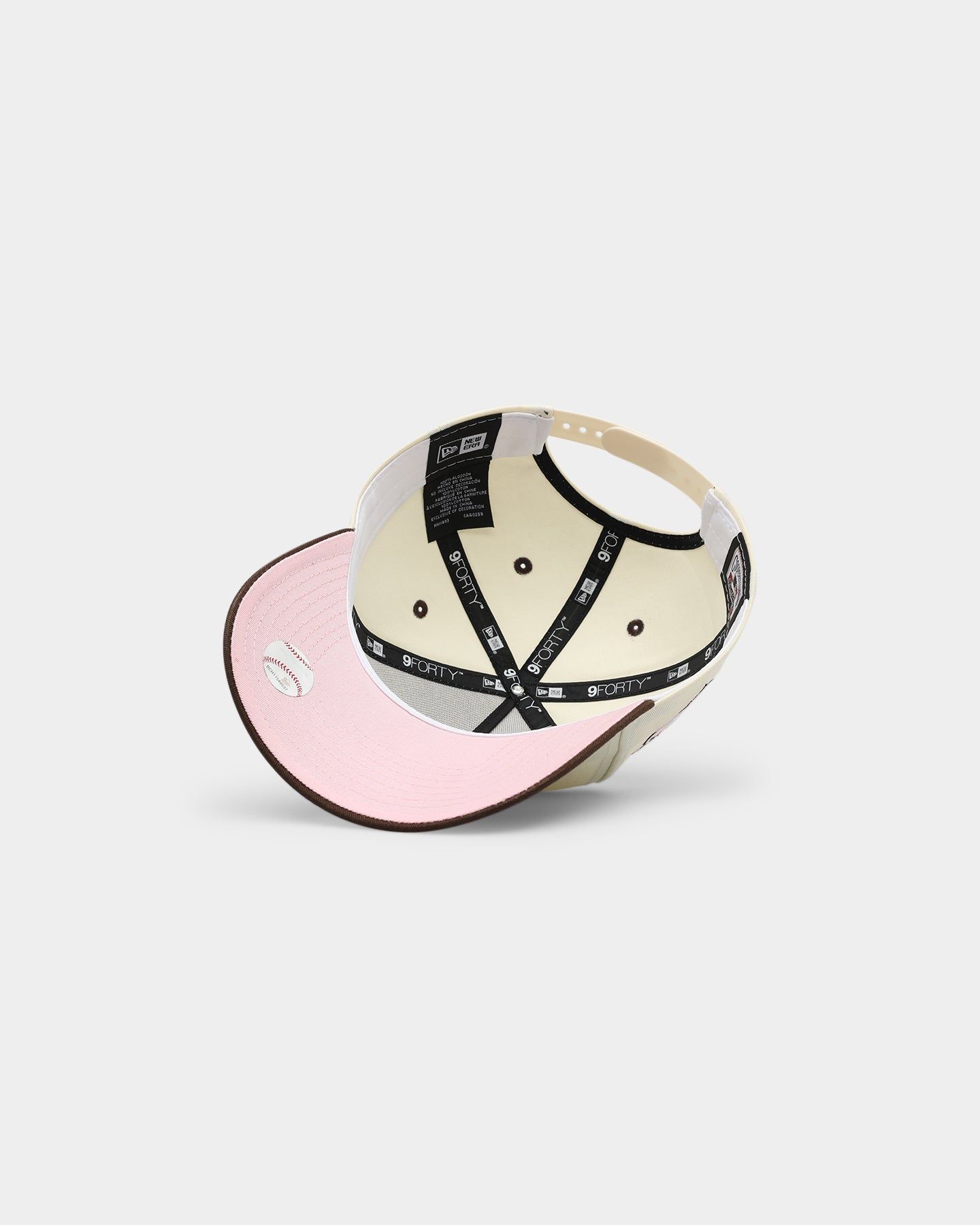 New Era San Padres 'Neapolitan Ice Cream' 9FORTY A-Frame Snapback Chrome White sold by Culture Kings product image thumbnail 6