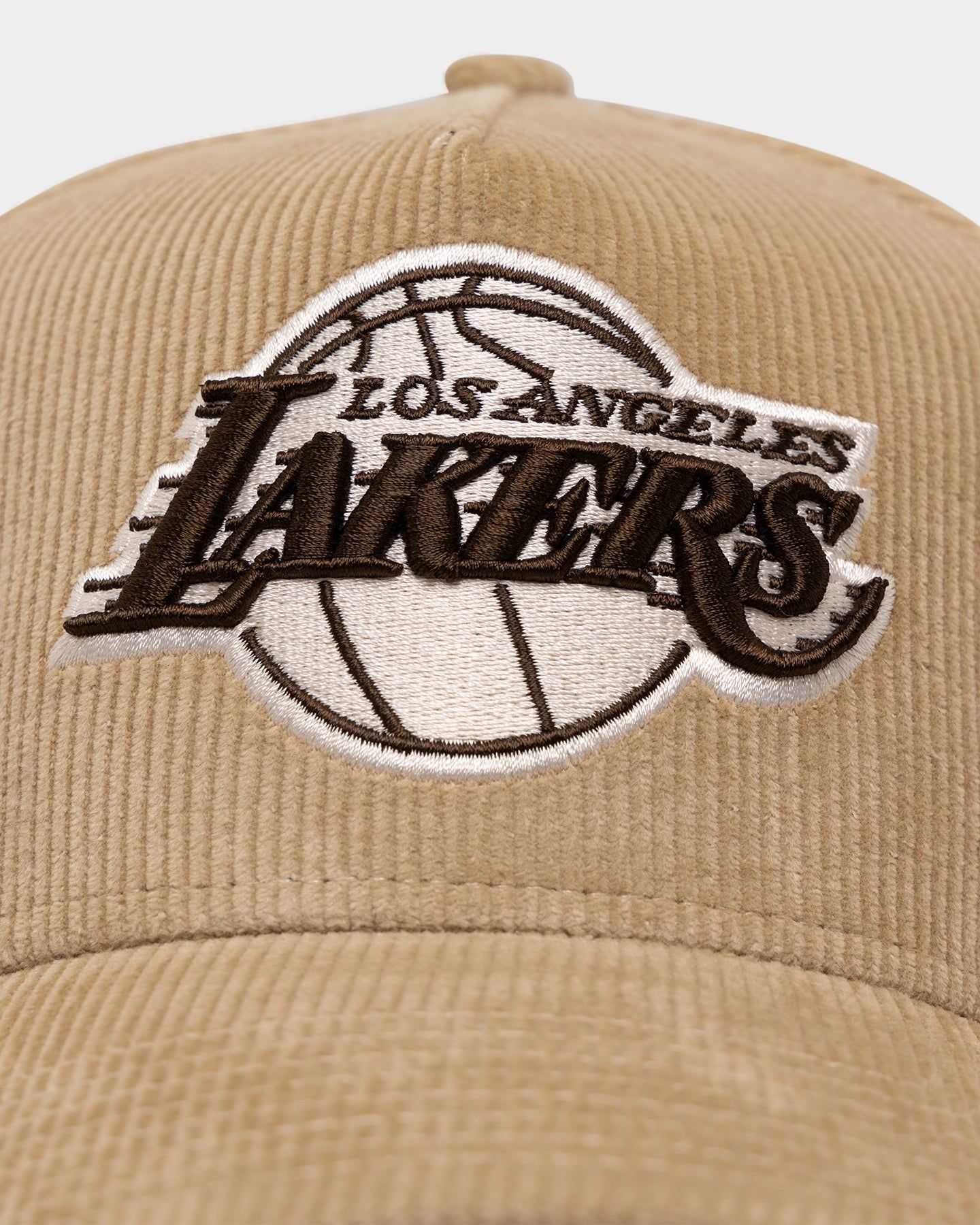 New Era Los Angeles Lakers 'Brown Camel Corduroy' 9FORTY A-Frame Snapback Camel sold by Culture Kings product image thumbnail 5